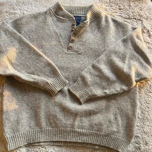 Vintage Pendleton wool button sweater.  XXL